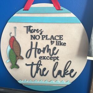 Rustic Lake-Themed Wall Decor